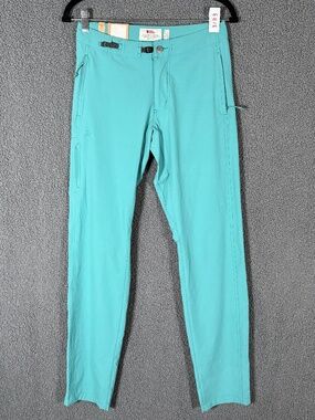 Fjallraven Coast Trail Lightwight Hiking Pants - Women's Size 34 / 26 - Green